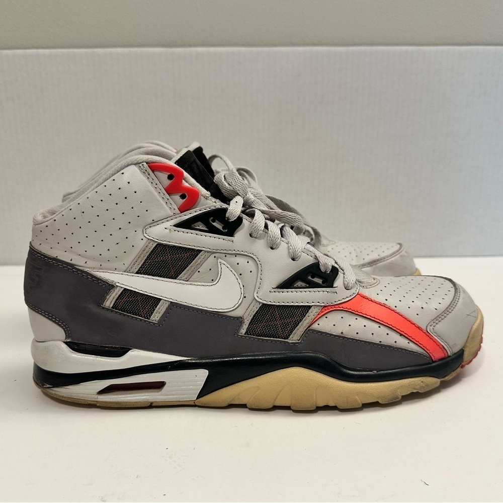 Nike Air Trainer Sc High "Vast Grey" 2018 - Rare Authentic White Retro Size 10.5
